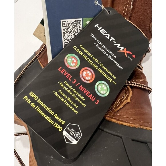 Kamik Simona Mid Winter Boot Womens Sz 6 Waterproof Classic Dark Brown Leather - Picture 13 of 14